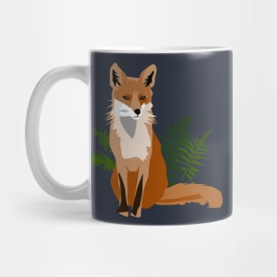 Fox and fern Mug